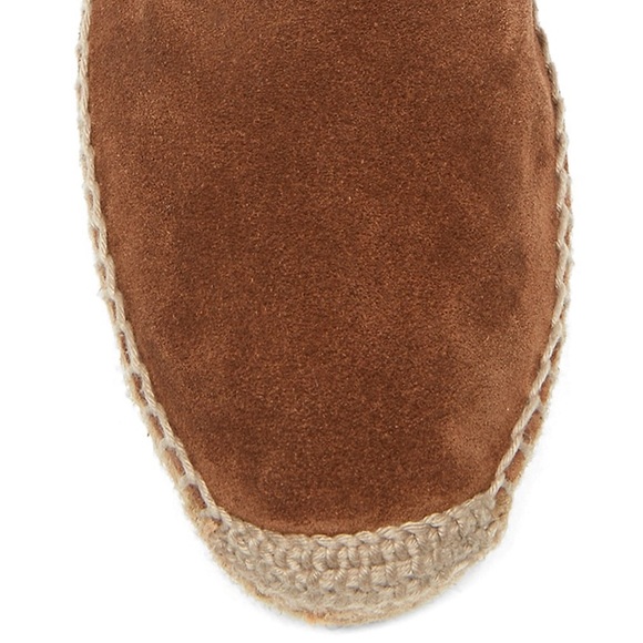 Saint Laurent Fringe Suede Lace-Up Espadrilles - Picture 10 of 12